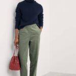 Seasalt Cornwall Trethornes Trouser Dusky Green - La Vie en Rose Damesmode