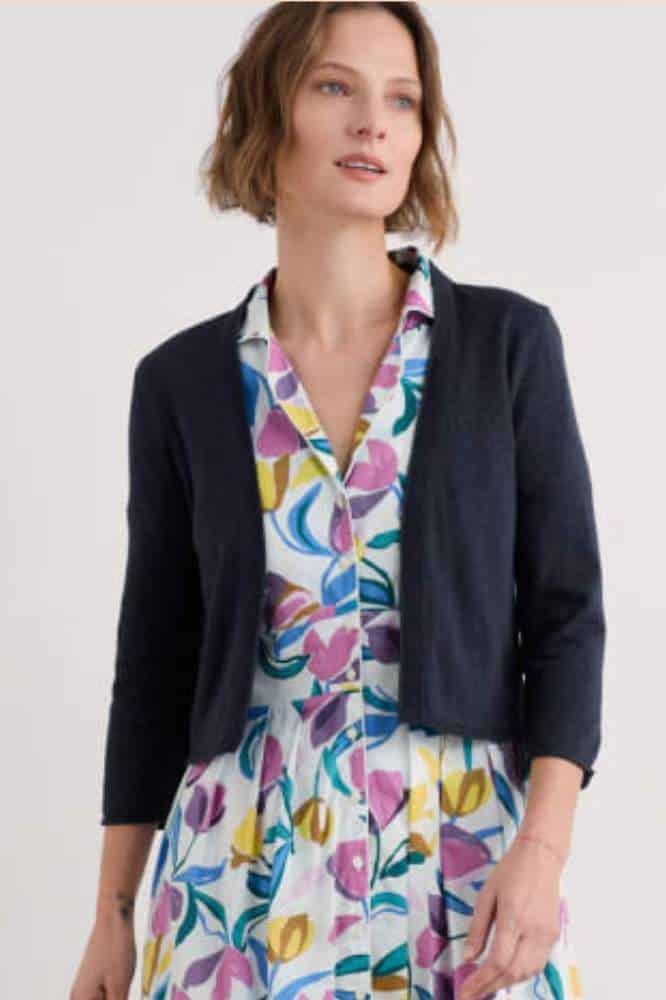 Seasalt Cornwall Vanessa Cardigan Navy - La Vie en Rose Damesmode