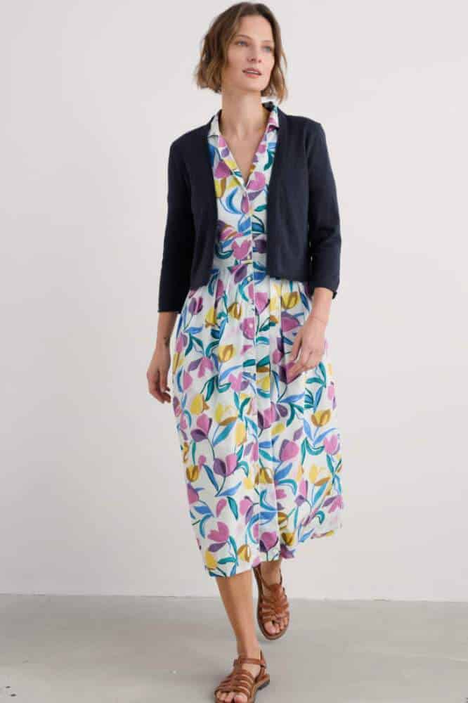 Seasalt Cornwall Vanessa Cardigan Navy - La Vie en Rose Damesmode