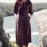 Seasalt Cornwall Veronica Dress Evening Woodland Onyx