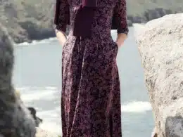 Seasalt Cornwall Veronica Dress Evening Woodland Onyx