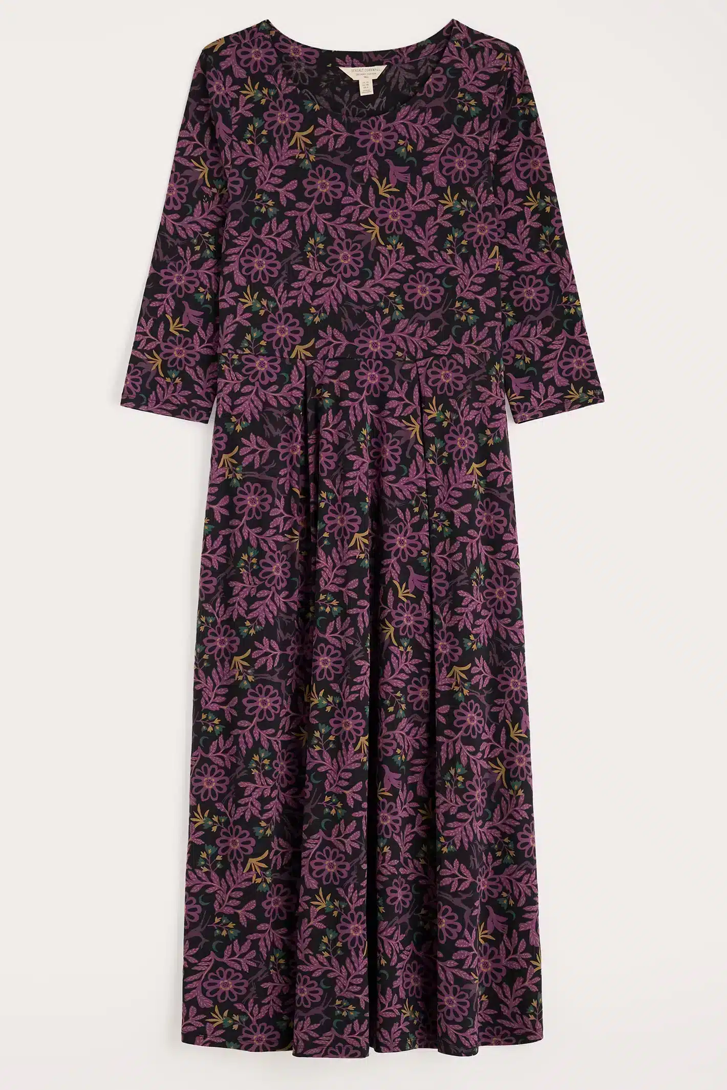 Seasalt Cornwall Veronica Dress Evening Woodland Onyx