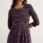 Seasalt Cornwall Veronica Dress Evening Woodland Onyx