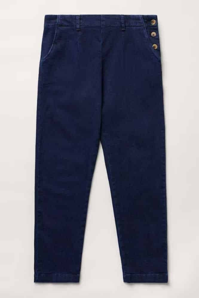 Seasalt Cornwall Waterdance Trousers Dark Indigo Wash - La Vie en Rose Damesmode