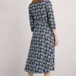 Seasalt Cornwall Waterfront Dress Textured Flower Head Maritime