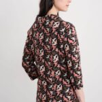 Seasalt Cornwall Wavecrest Jersey Shirt (GOTS) Swooping Birds Onyx - La Vie en Rose Damesmode