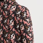Seasalt Cornwall Wavecrest Jersey Shirt (GOTS) Swooping Birds Onyx - La Vie en Rose Damesmode