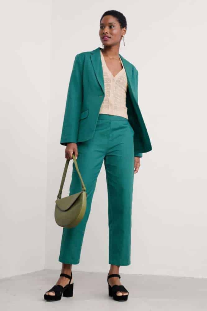 Seasalt Cornwall Westlin Trouser Pine Shoots - La Vie en Rose Damesmode