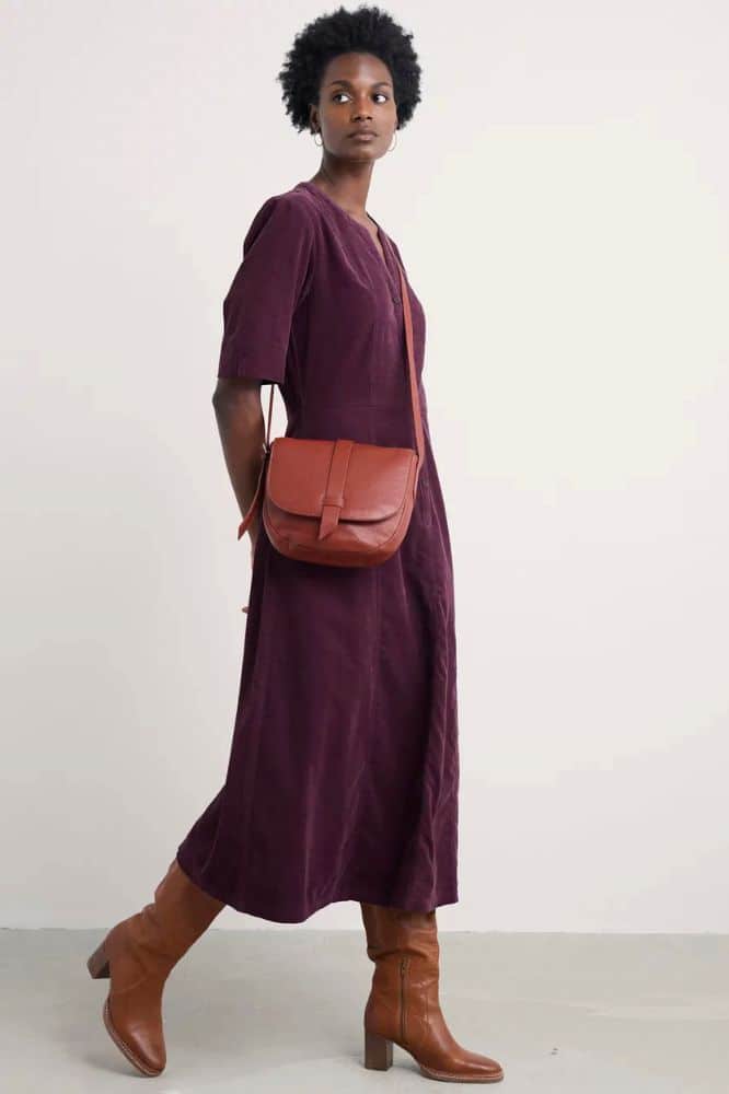 Seasalt Cornwall Wightwick Dress Dark Hellebore - La Vie en Rose Damesmode