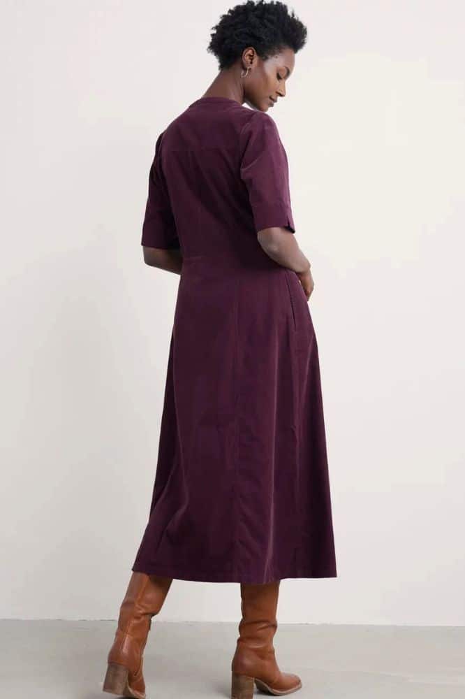 Seasalt Cornwall Wightwick Dress Dark Hellebore - La Vie en Rose Damesmode