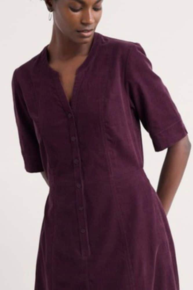 Seasalt Cornwall Wightwick Dress Dark Hellebore - La Vie en Rose Damesmode