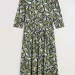 Seasalt Cornwall Wild Bouquet Dress Tonal Leaves Maritime - La Vie en Rose Damesmode (2)