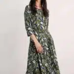 Seasalt Cornwall Wild Bouquet Dress Tonal Leaves Maritime - La Vie en Rose Damesmode (2)