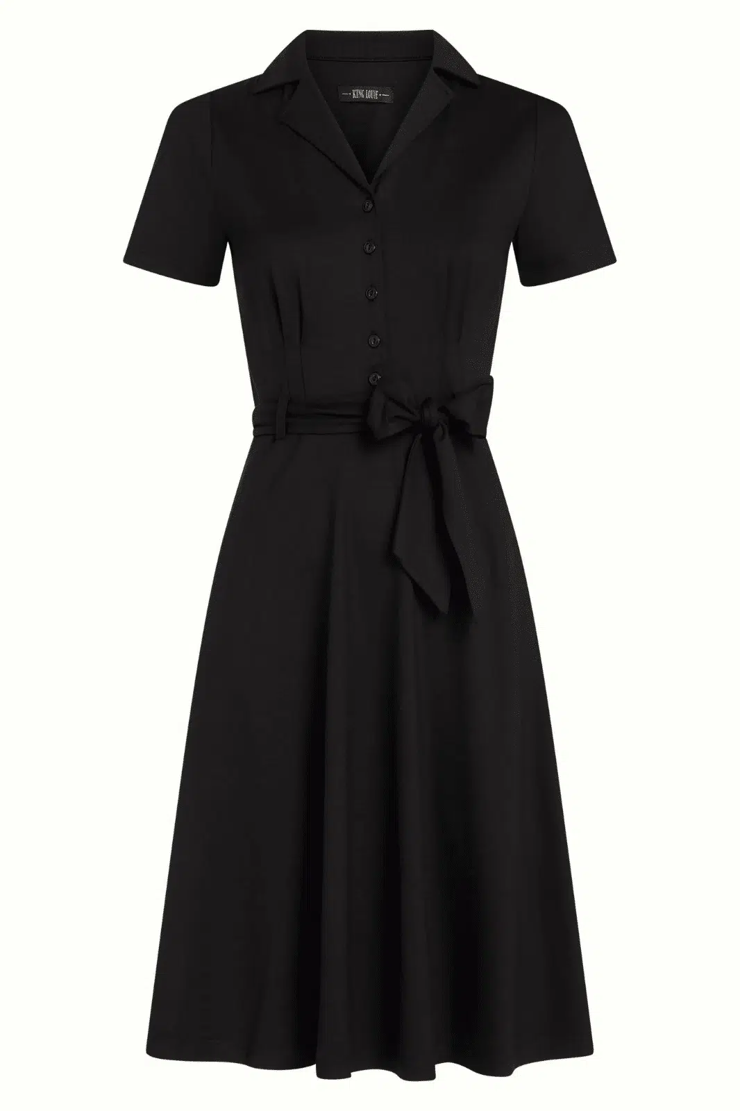 Sheeva Dress Viscose Classic Black- La Vie en Rose Damesmode