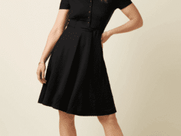 Sheeva Dress Viscose Classic Black- La Vie en Rose Damesmode