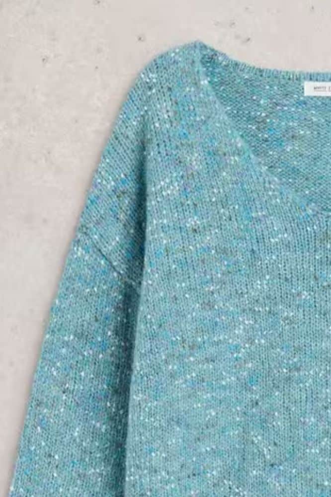 White Stuff Rua Jersey Shirt Dress Grey MLT - La Vie en Rose Damesmode