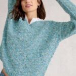 White Stuff Rua Jersey Shirt Dress Grey MLT - La Vie en Rose Damesmode