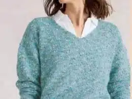 White Stuff Rua Jersey Shirt Dress Grey MLT - La Vie en Rose Damesmode