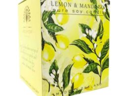 The English Soap Company 170 ml Soy Candle Lemon & Mandarin