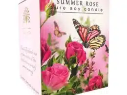 The English Soap Company 170 ml Soy Candle Summer Rose