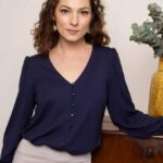 VEry Cherry Celia Blouse Navy Tricot Deluxe (7)