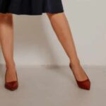 Very Cherry Ballerina Dress Navy Punty- La Vie en Rose Damesmode