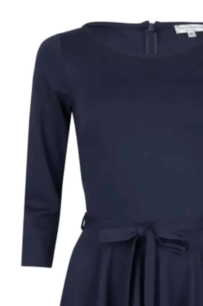 Very Cherry Ballerina Dress Navy Punty- La Vie en Rose Damesmode