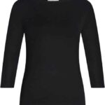 Very Cherry Boatneck Top Black Tricot Deluxe (1)