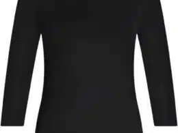 Very Cherry Boatneck Top Black Tricot Deluxe (1)
