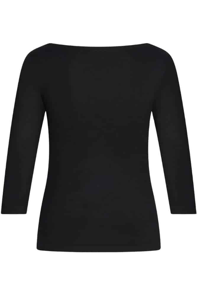 Very Cherry Boatneck Top Black Tricot Deluxe (1)