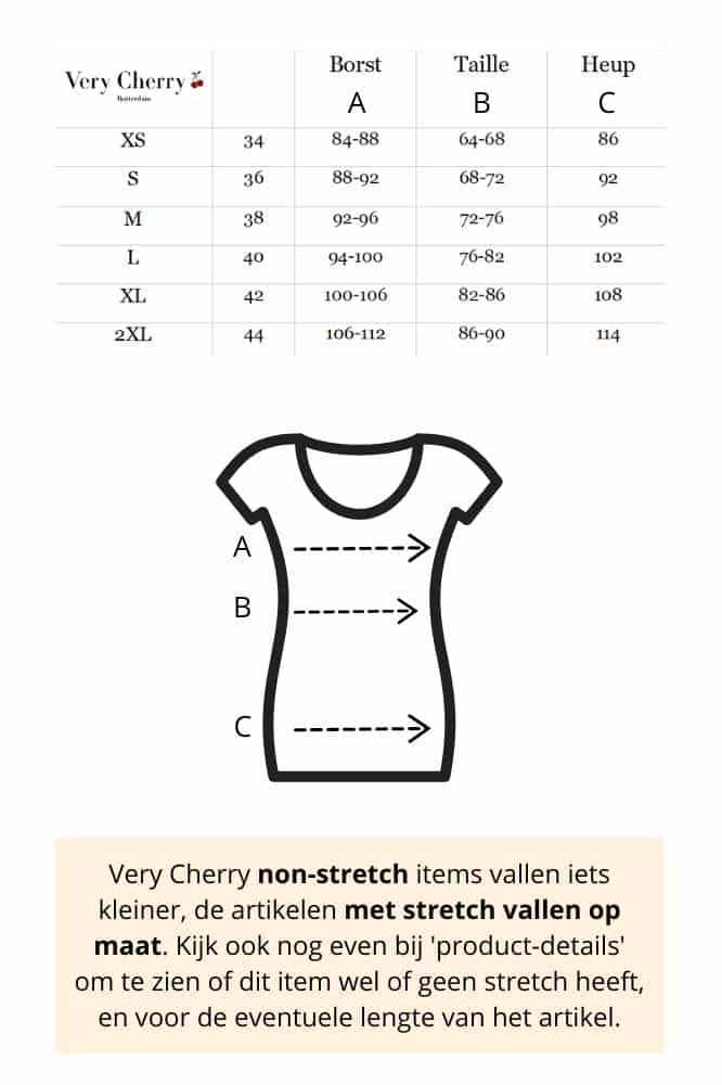 Very Cherry Boatneck Top Ecru Tricot Deluxe - La Vie en Rose Damesmode