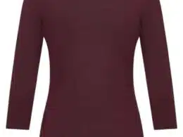 Very Cherry Boatneck Top grape Tricot Deluxe - La Vie en Rose Damesmode (1)