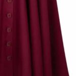 Very Cherry D'Laine Dress Burgundy Gaberdine - La Vie en Rose Damesmode
