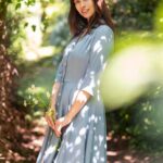 Very Cherry D'laine Dress Olette Ice Blue - La Vie en Rose Damesmode