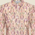 Very Cherry Jane Blouse Imani Cotton Rib - La Vie en Rose Damesmode