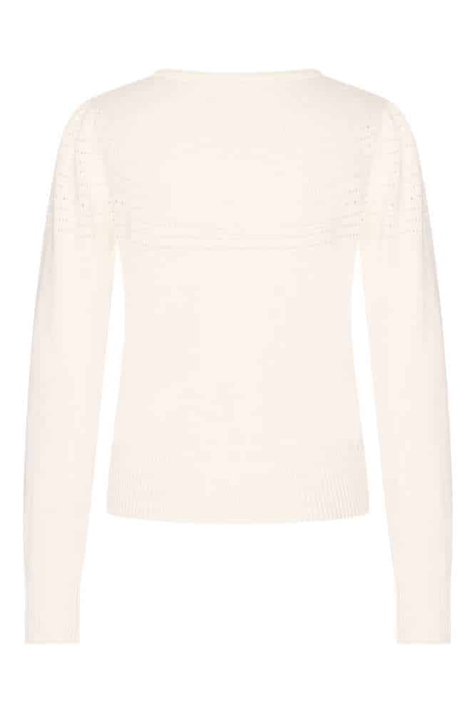 Very Cherry Lucia Cardigan Ecru - La Vie en Rose Damesmode