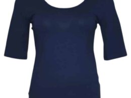 Very Cherry Lucia Natalya Top Navy Tricot Deluxe - La Vie en Rose Damesmode