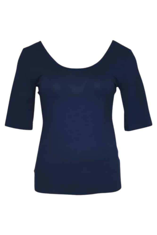 Very Cherry Lucia Natalya Top Navy Tricot Deluxe - La Vie en Rose Damesmode