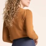 Very Cherry Lucia V Neck Cardigan Cognac - La Vie en Rose Damesmode