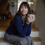 Very Cherry Lucia V-Neck Cardigan Marine - La Vie en Rose Damesmode