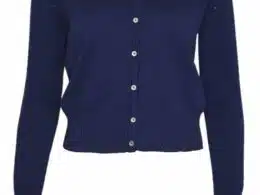 Very Cherry Lucia V-Neck Cardigan Marine - La Vie en Rose Damesmode