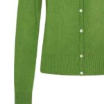 Very Cherry Lucia V Neck Cardigan Olive Green - La Vie en Rose Damesmode (1)