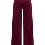 Very Cherry Marlene Pants Corduroy Granate Red - La Vie en Rose Damesmode