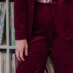 Very Cherry Marlene Pants Corduroy Granate Red - La Vie en Rose Damesmode