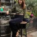 Very Cherry Marlene Pants Corduroy Marino - La Vie en Rose Damesmode