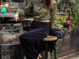 Very Cherry Marlene Pants Corduroy Marino - La Vie en Rose Damesmode