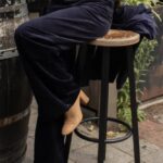 Very Cherry Marlene Pants Corduroy Marino - La Vie en Rose Damesmode