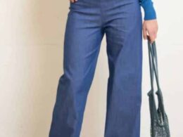 Very Cherry Marlene Pants Lights Denim Indigo - La Vie en Rose Damesmode