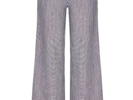 Very Cherry Marlene Pants Apron Stripe Breton Marino - La Vie en Rose Damesmode (1)