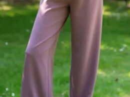 Very Cherry Marlene Pants Lila Gabardine - La Vie en Rose Damesmode